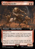 Moria Marauder (LTR-773) - rare: (Extended Art) - Foil