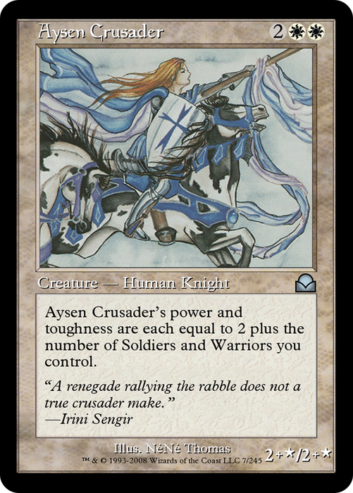 Aysen Crusader (ME2-007) - uncommon - Foil
