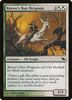 Raven's Run Dragoon (SHM-235) - common - Foil