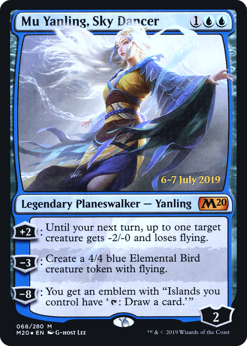Mu Yanling, Sky Dancer (PRE-68S) - mythic - Foil