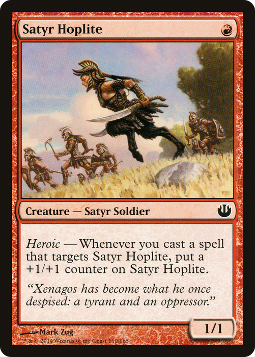 Satyr Hoplite (JOU-110) - common - Foil