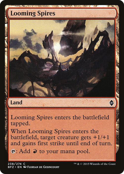 Looming Spires (BFZ-238) - common