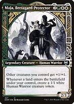 Maja, Bretagard Protector (KHM-327) - uncommon: (Showcase) - Foil
