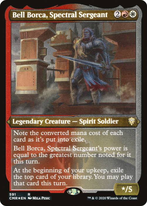 Bell Borca, Spectral Sergeant (CMR-591) - rare - Etched Foil