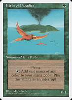 Birds of Paradise (4ED-234) - rare