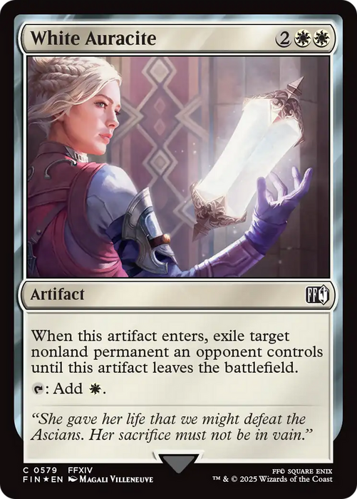 White Auracite (FIN-579) - common - Foil