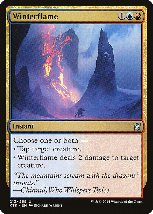 Winterflame (KTK-213) - uncommon - Foil