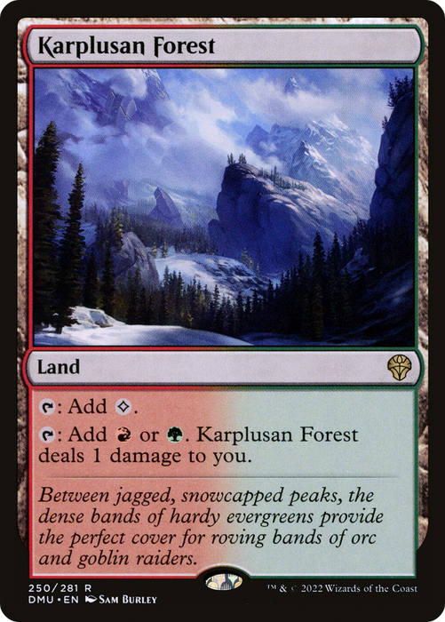 Karplusan Forest (DMU-250) - rare - Foil