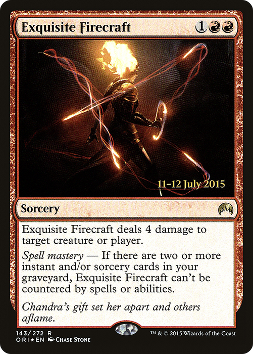 Exquisite Firecraft (PRE-143S) - rare - Foil
