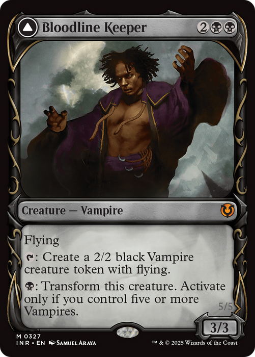 Bloodline Keeper // Lord of Lineage (INR-327) - mythic: (Showcase) - Foil