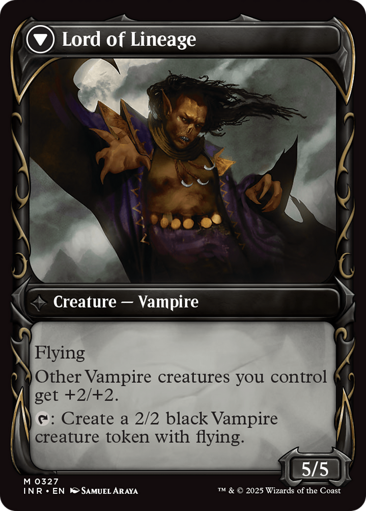 Bloodline Keeper // Lord of Lineage (INR-327) - mythic: (Showcase)