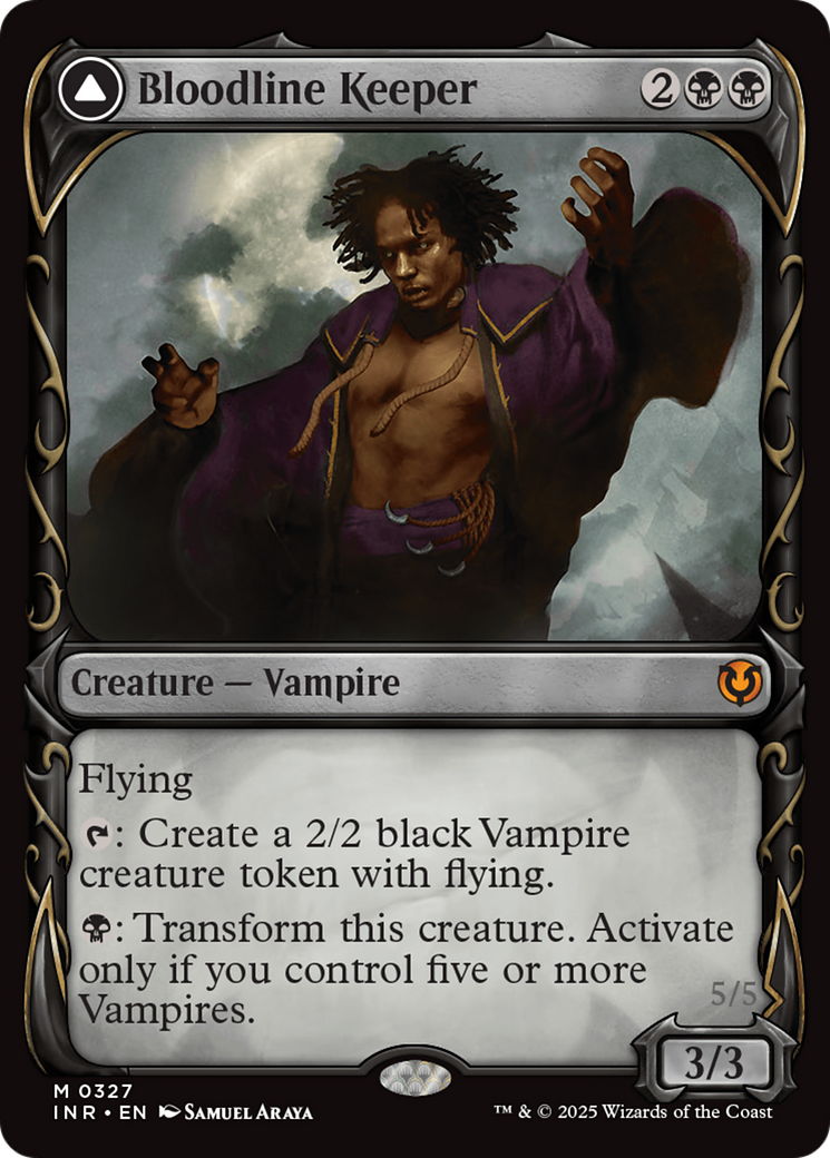 Bloodline Keeper // Lord of Lineage (INR-327) - mythic: (Showcase) - Foil