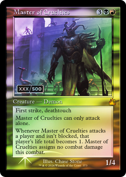 Master of Cruelties (RVR-373Z) - mythic - Foil