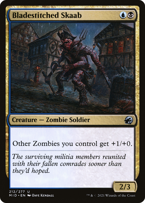 Bladestitched Skaab (MID-212) - uncommon - Foil
