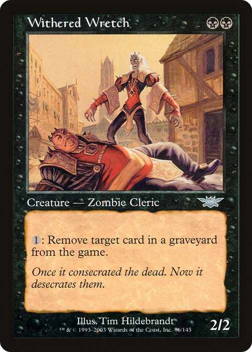 Withered Wretch (LGN-086) - uncommon - Foil