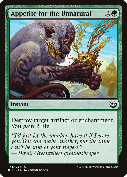 Appetite for the Unnatural (KLD-141) - common - Foil