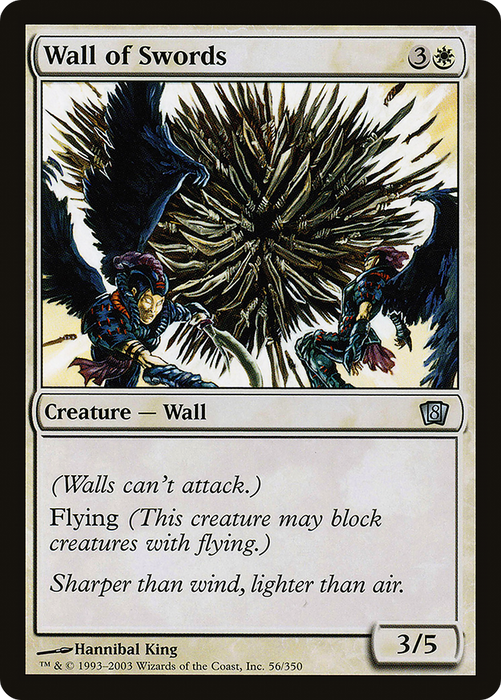 Wall of Swords (8ED-56★) - uncommon - Foil