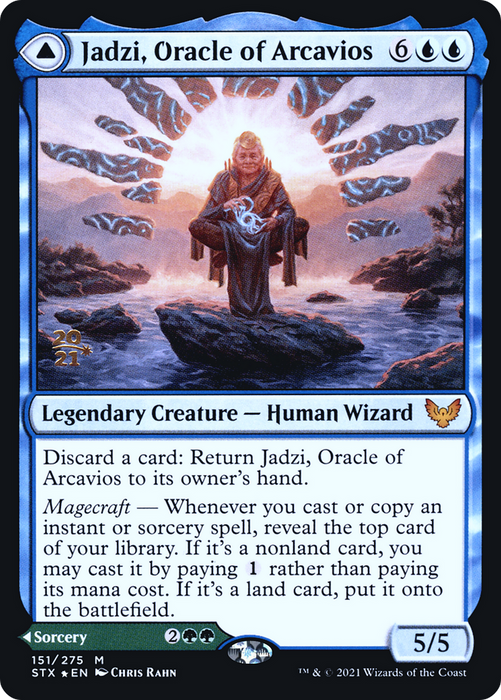 Jadzi, Oracle of Arcavios // Journey to the Oracle (PRE-151S) - mythic - Foil