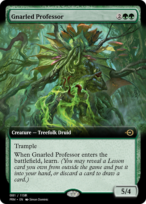 Gnarled Professor (PRM-90134) - rare - Foil