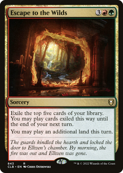 Escape to the Wilds (CLB-843) - rare