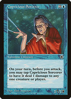 Capricious Sorcerer (POR-043) - rare