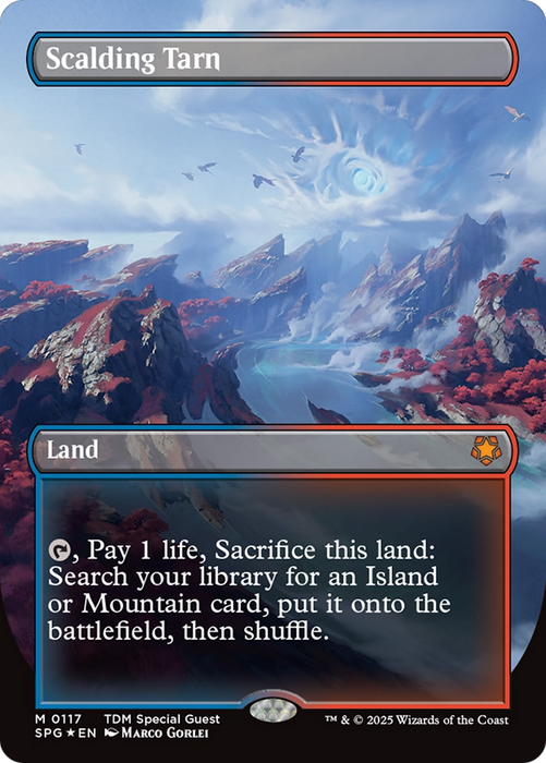 Scalding Tarn (SPG-117) - mythic (Borderless) - Foil