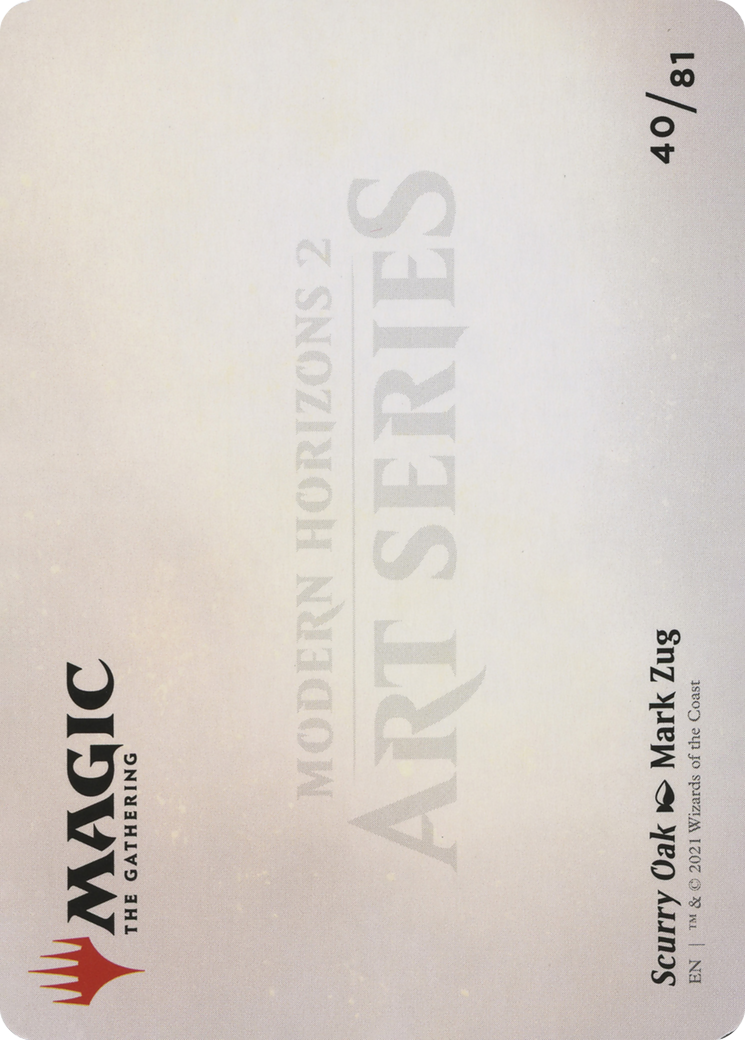 Scurry Oak // Scurry Oak (AMH2-040) - common (Borderless) - Foil