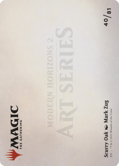 Scurry Oak // Scurry Oak (AMH2-040) - common (Borderless) - Foil