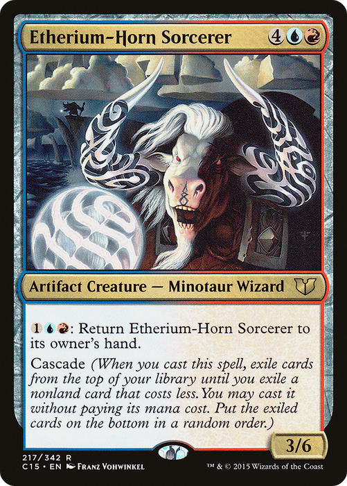 Etherium-Horn Sorcerer (C15-217) - rare