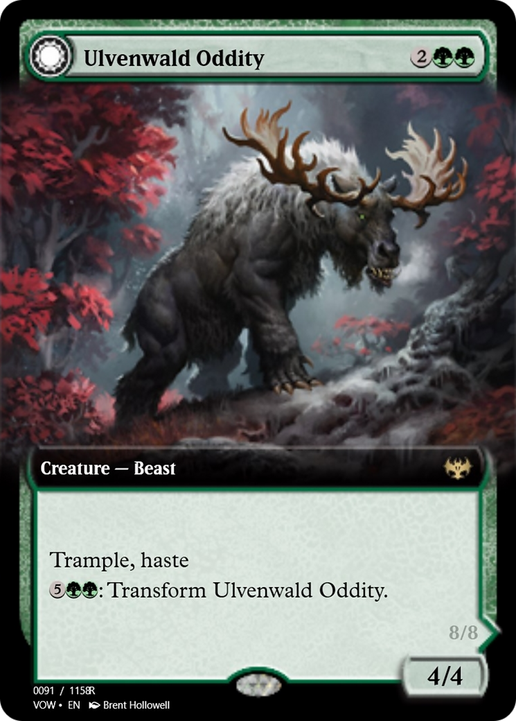 Ulvenwald Oddity // Ulvenwald Behemoth (PRM-95421) - rare - Foil