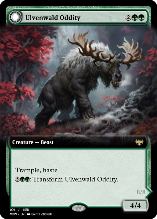 Ulvenwald Oddity // Ulvenwald Behemoth (PRM-95421) - rare - Foil