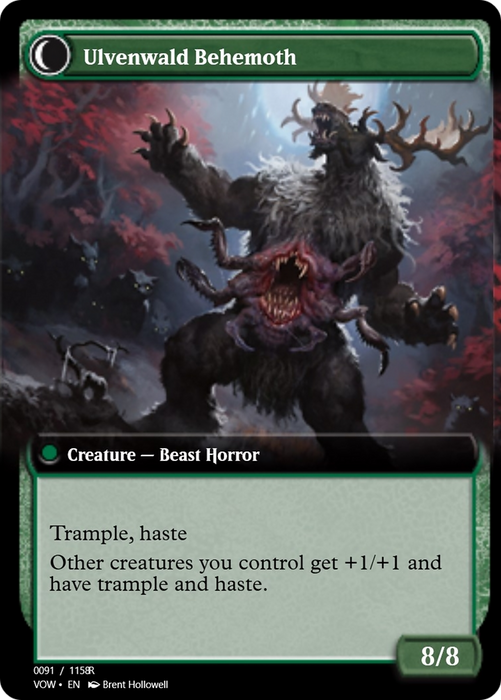 Ulvenwald Oddity // Ulvenwald Behemoth (PRM-95421) - rare - Foil