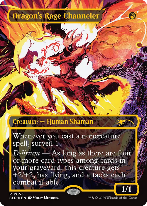 Dragon's Rage Channeler (2053) (Raised Foil) (SLD-2053) - rare - Foil