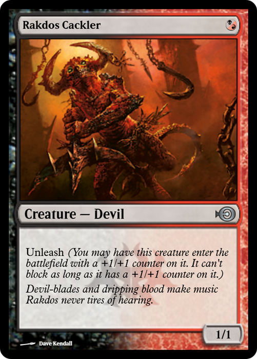Rakdos Cackler (PRM-49842) - uncommon - Foil