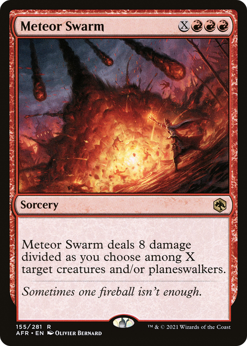 Meteor Swarm (AFR-155) - rare - Foil