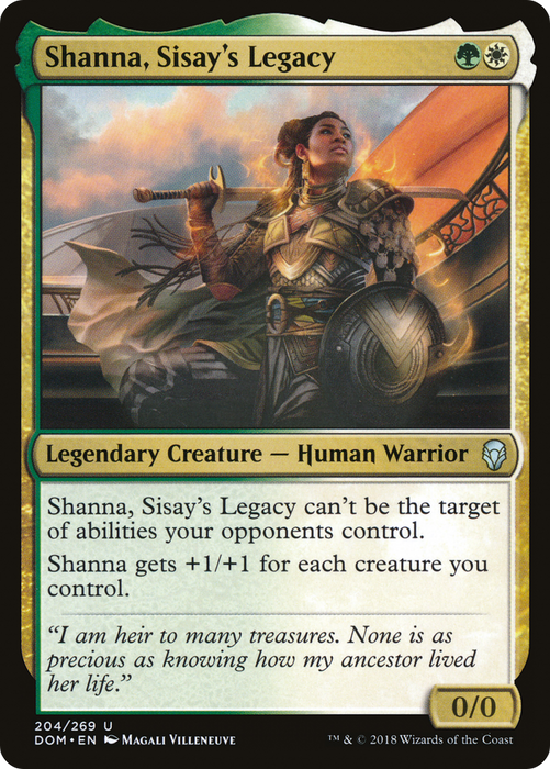 Shanna, Sisay's Legacy (DOM-204) - uncommon - Foil