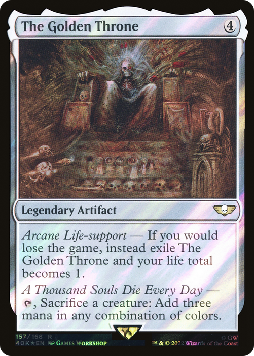 The Golden Throne (40K-157★) - rare - Foil