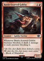 Battle-Scarred Goblin (LTR-115) - common - Foil