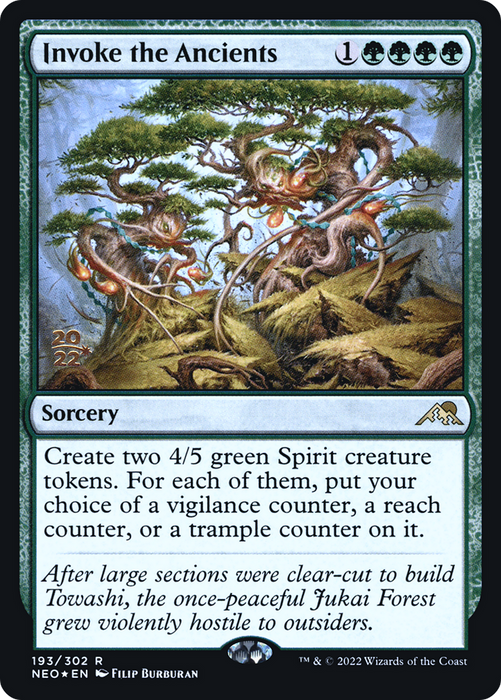 Invoke the Ancients (PRE-193S) - rare - Foil