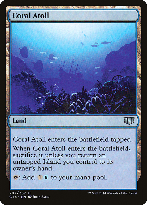 Coral Atoll (C14-287) - uncommon