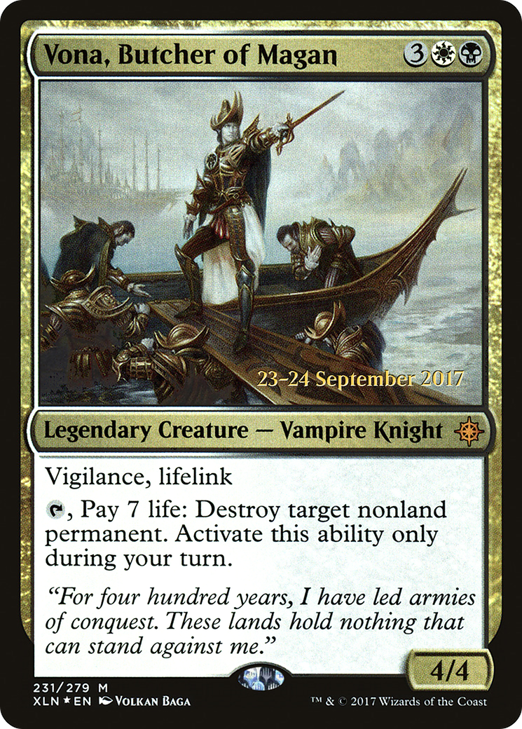 Vona, Butcher of Magan (PRE-231S) - mythic - Foil
