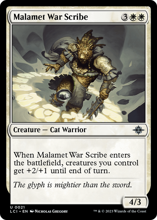 Malamet War Scribe (LCI-021) - uncommon