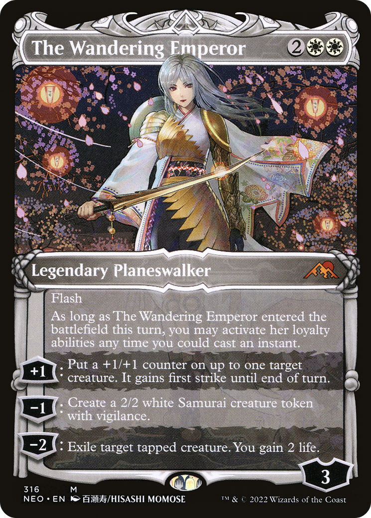 The Wandering Emperor (NEO-316) - mythic: (Showcase) - Foil