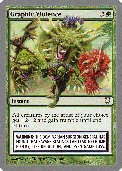 Graphic Violence (UNH-100) - common