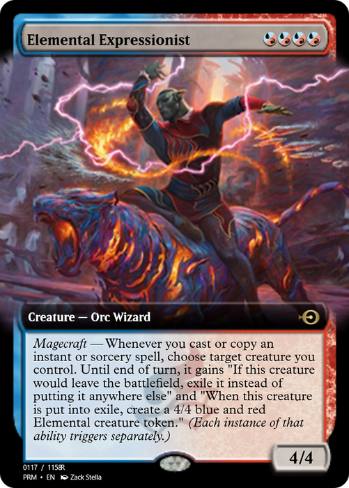 Elemental Expressionist (PRM-90206) - rare - Foil