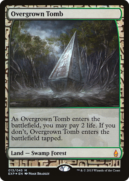Overgrown Tomb (EXP-013) - mythic - Foil