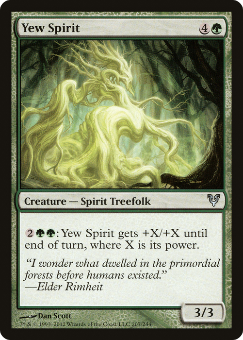 Yew Spirit (AVR-207) - uncommon - Foil