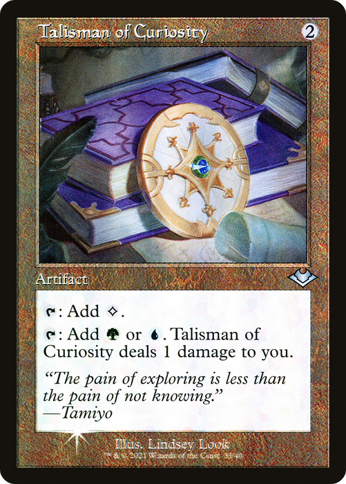 Talisman of Curiosity (MH1-035) - uncommon - Etched Foil
