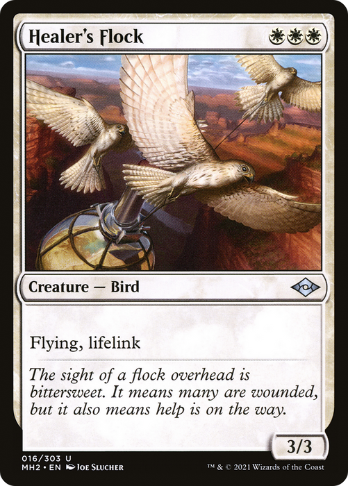 Healer's Flock (MH2-016) - uncommon - Foil