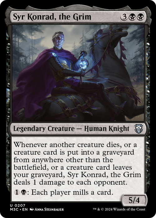 Syr Konrad, the Grim (M3C-207) - uncommon - Foil